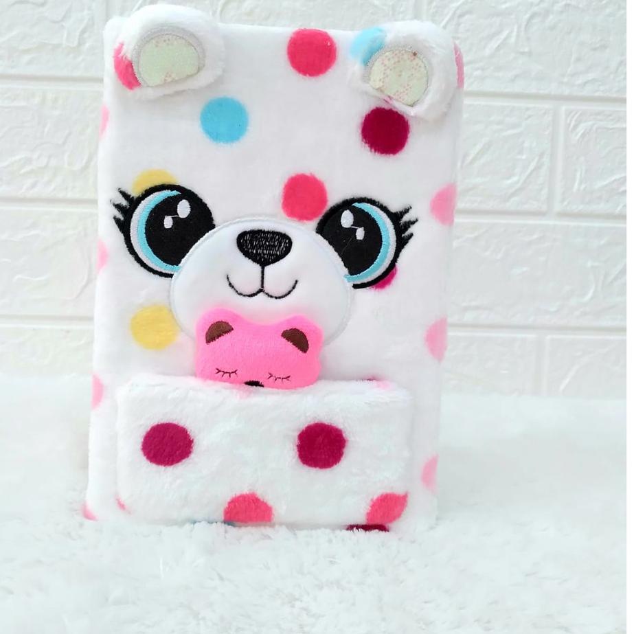 

[KODE W8971] BUKU TULIS NOTEBOOK TULIS BULU ANAK KARAKTER A5 KADO ULTAH ANAK PEREMPUAN IMPORT BERKUA