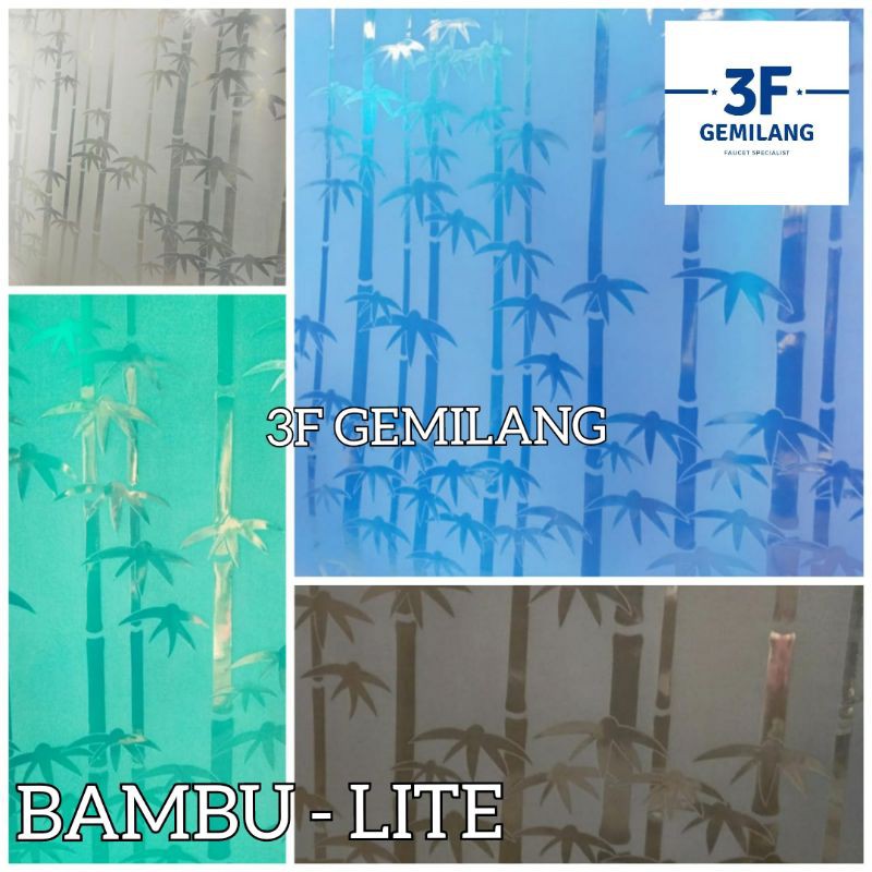 GATOR - Fiber Plastik Penutup Pagar Motif Bambu Lite METERAN