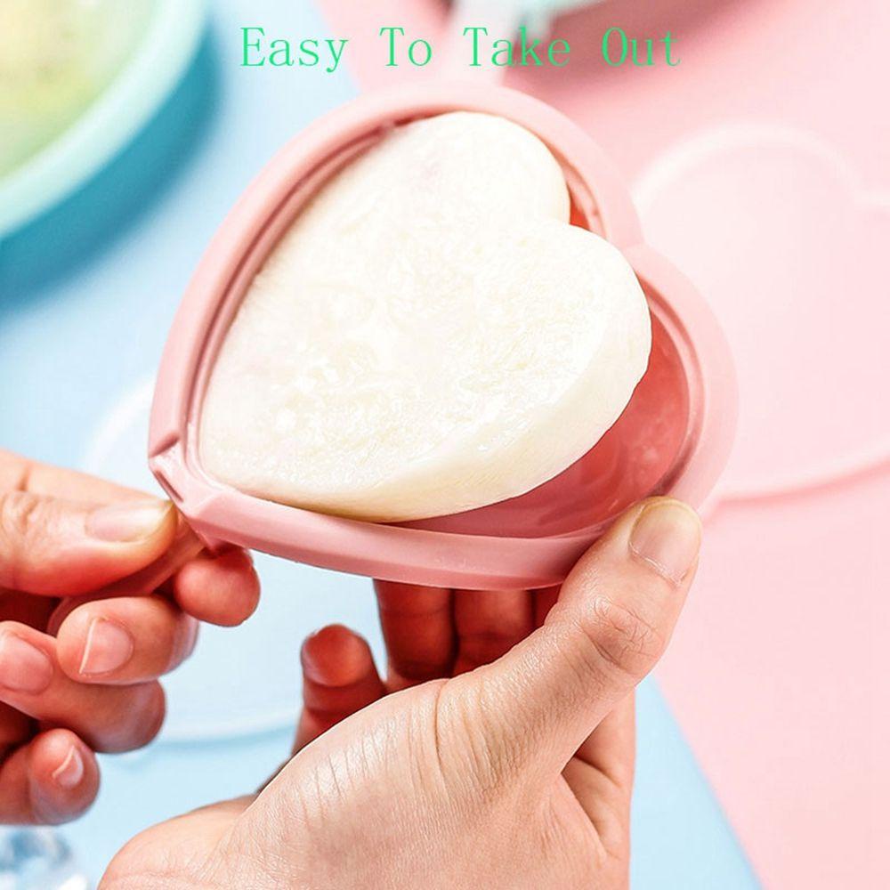 [Elegan] Cetakan Es Krim DIY Silikon Buatan Tangan Bakeware Dessert Freezer Barel Cetakan Coklat Jelly Ice Pop Maker