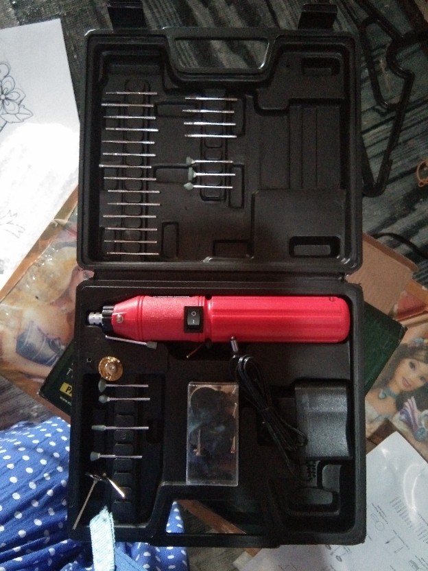 Mesin Mini Die Grinder Drill Set Bor Einhill 3615 Dc Portable Alat Gerinda Ukir Poles Amplas Sellery