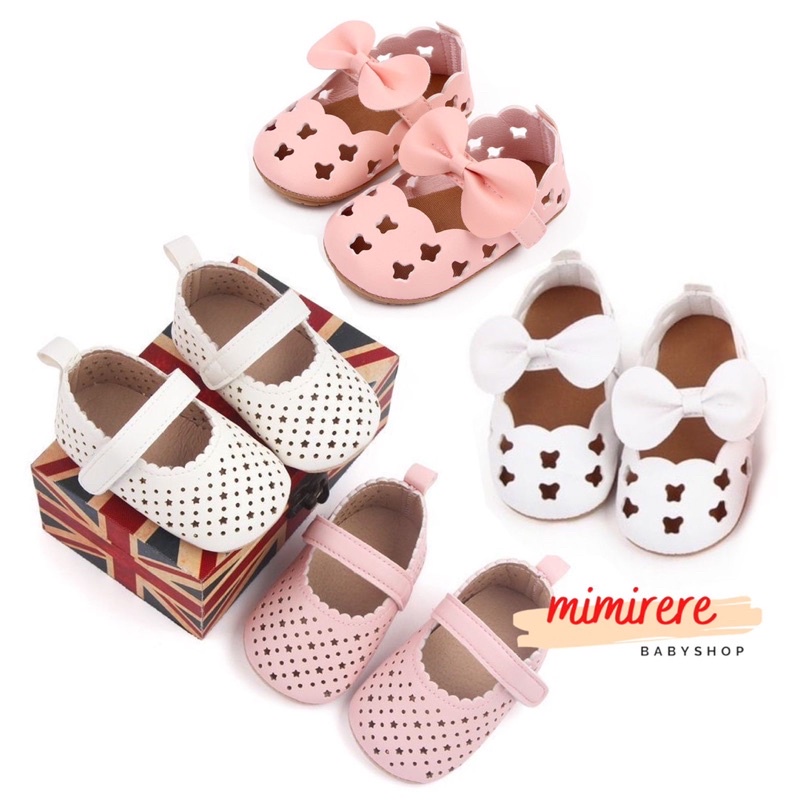 Sepatu Bayi Prewalker Import Kulit PU Girl Series