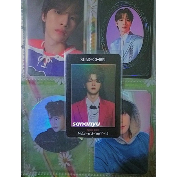 PHOTOCARD ACCESCARD SUNGCHAN ARRIVAL ver