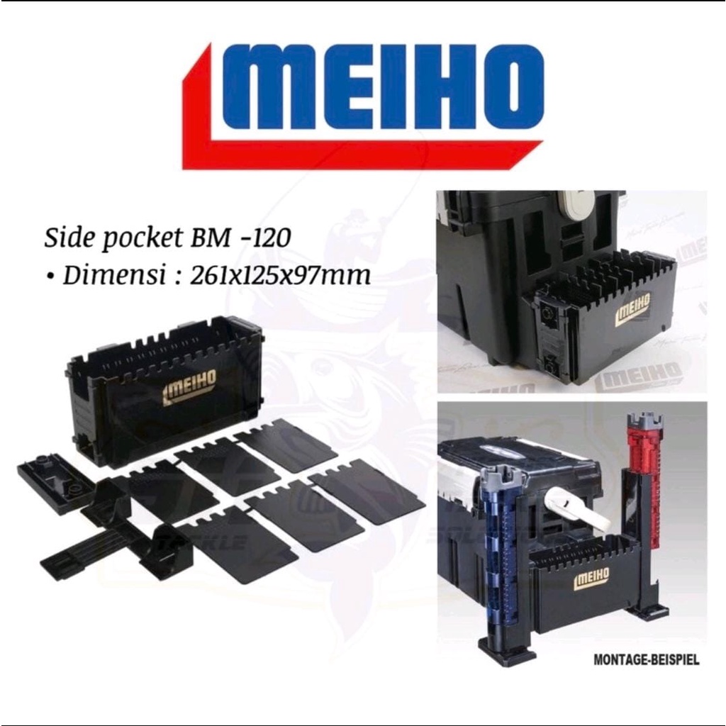 TACKLE BOX VERSUS MEIHO SIDE POCKET BM 120