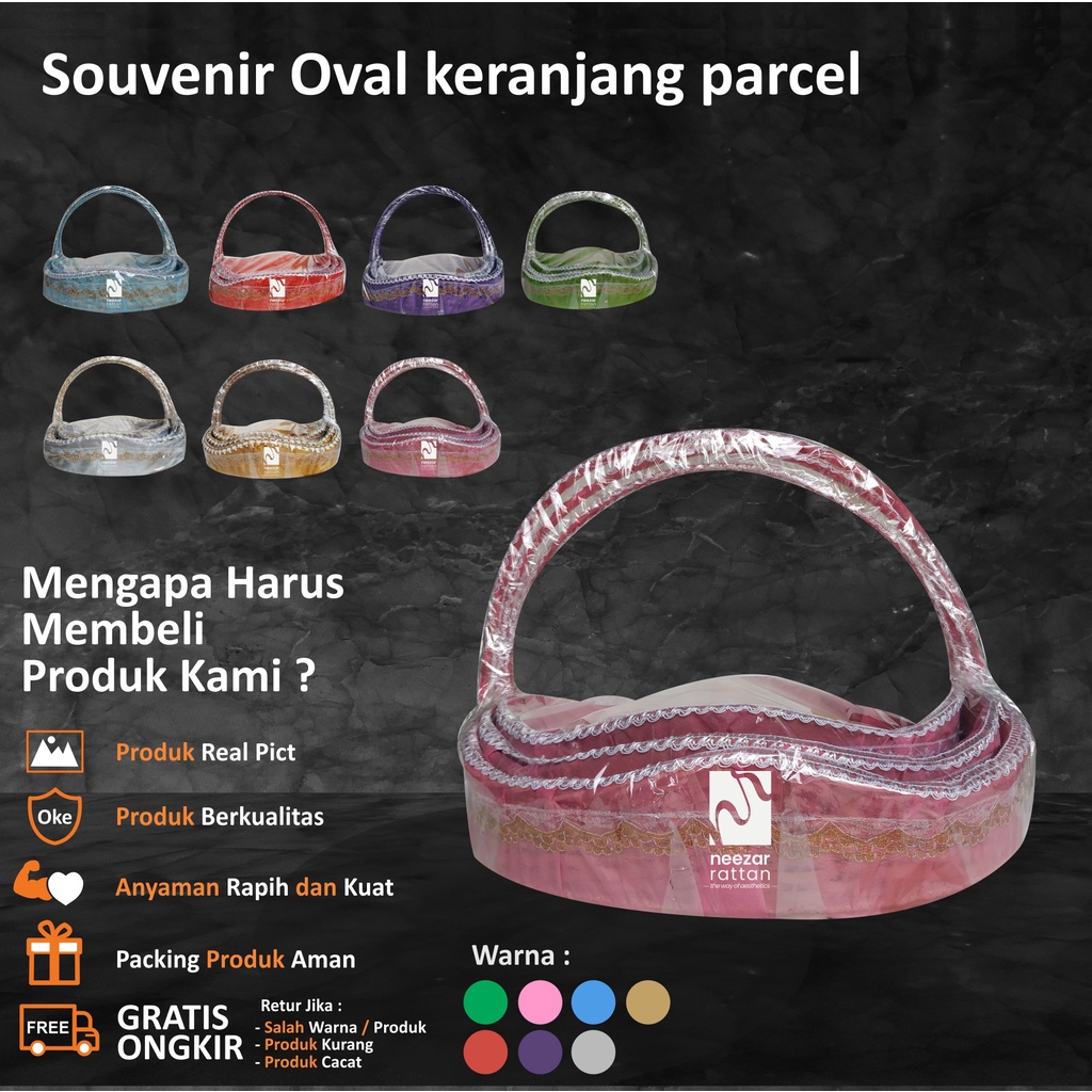 Souvenir Kotak keranjang parcel hantaran seserahan pernikahan lamaran