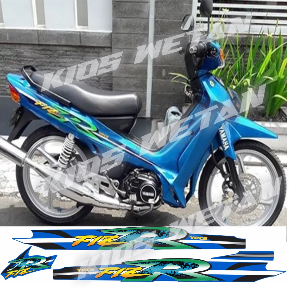 STRIPING FIZ R BC3 1998 BIRU YAMAHA LIS FIZR