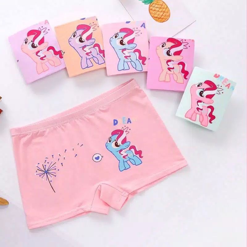 Celana Dalam Boxer Anak Perempuan 2-8 thn