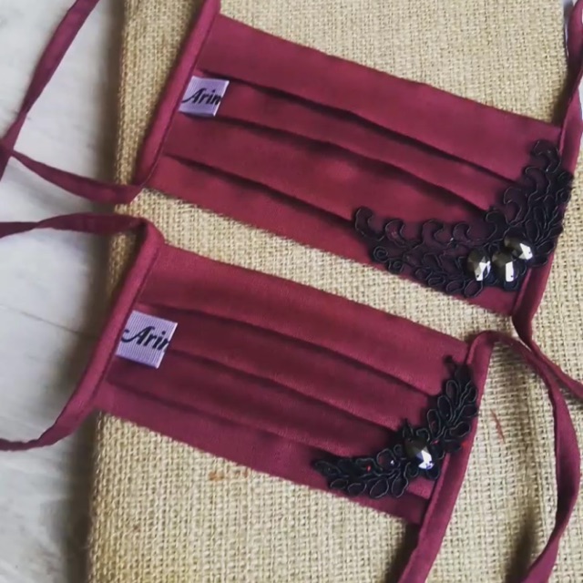 Masker Simple Payet Brukat