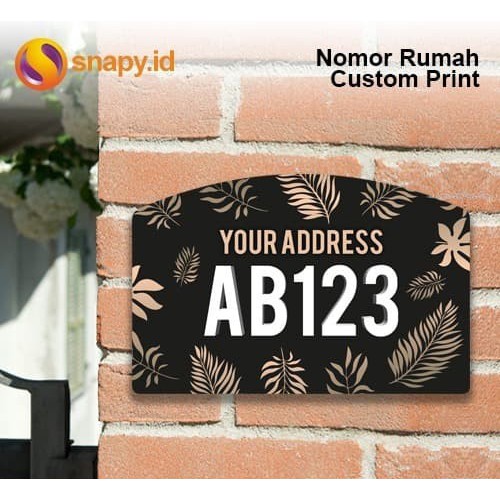 Snapy - Nomor Rumah Custom Aklrilik Acrylic | Shopee Indonesia