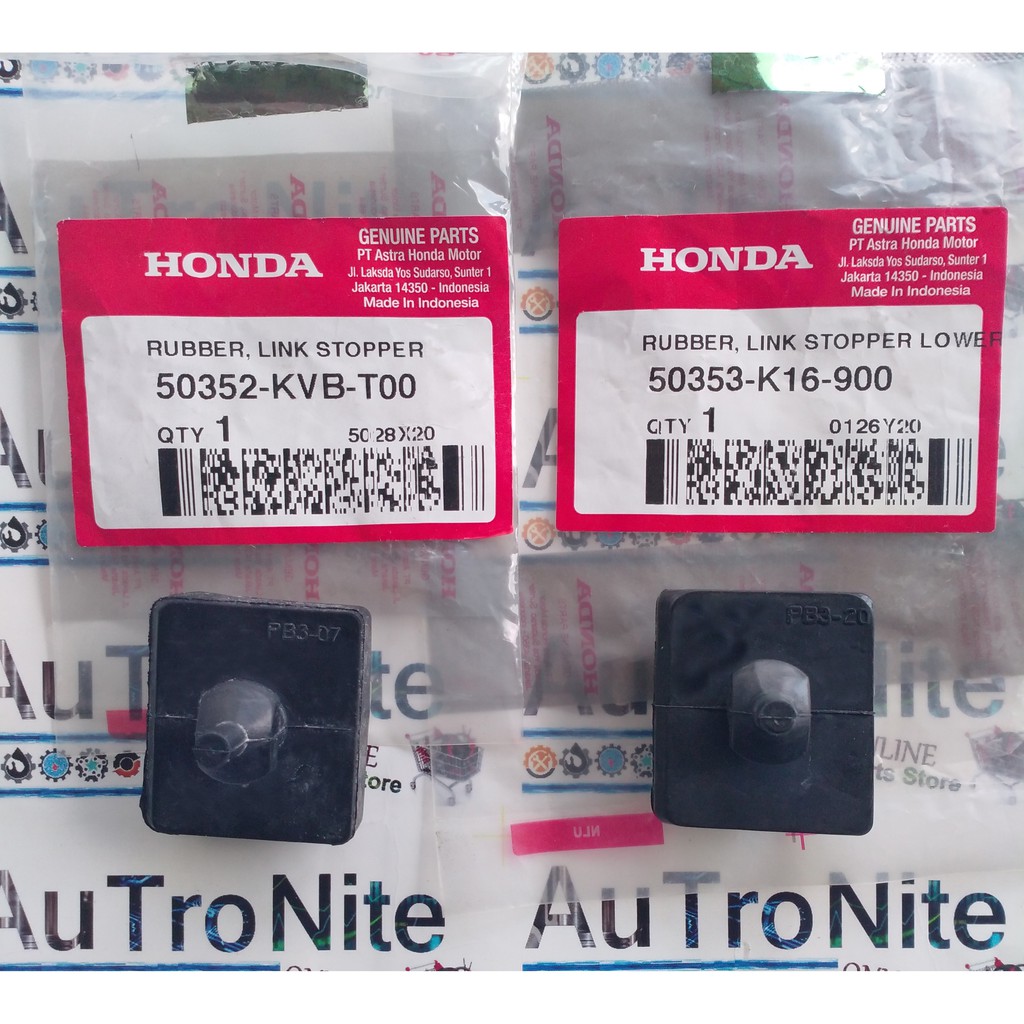 Rubber Link Stopper 70 50352-KVB-T00 Lower 50353-K16-900 Original Honda Beat Scoopy Vario 110 FI ESP