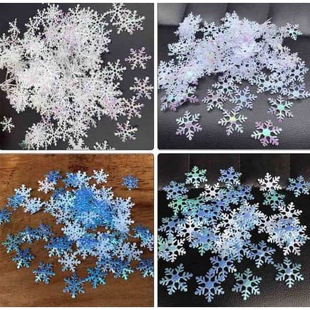 Plastic Snowflakes