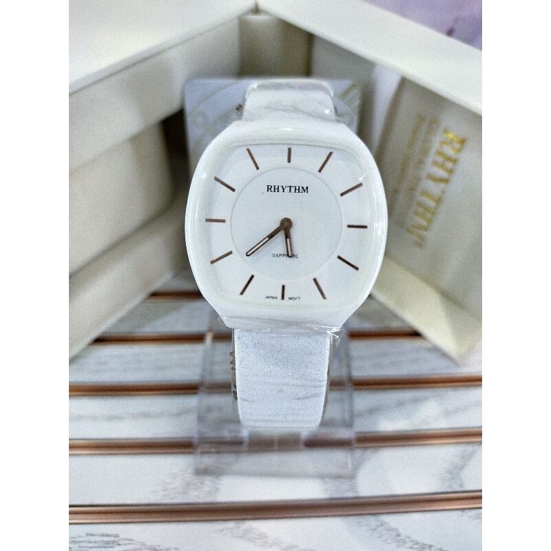 ( ORIGINAL ) Rhythm C1302L Jam Tangan Kulit / C 1302 L