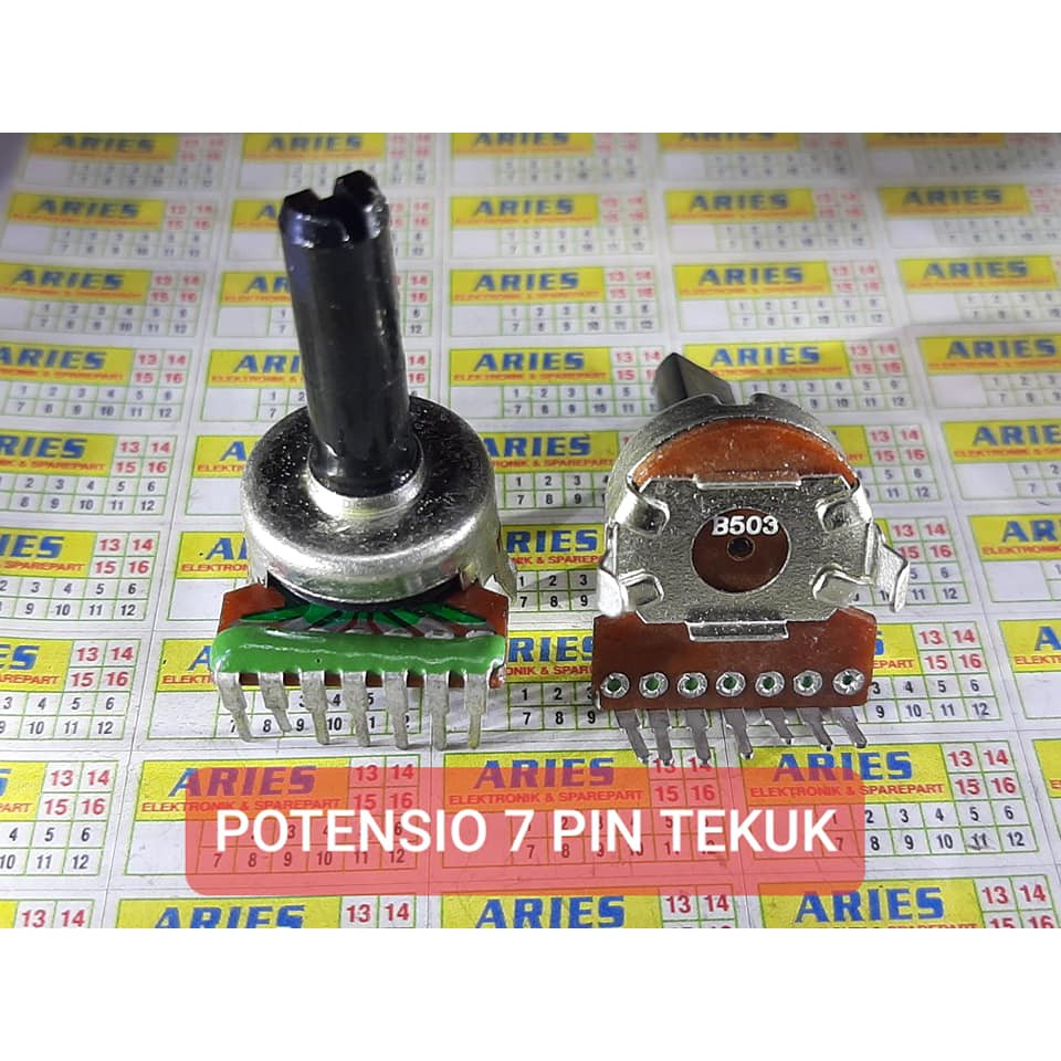 POTENSIO 7 PIN KAKI TEKUK