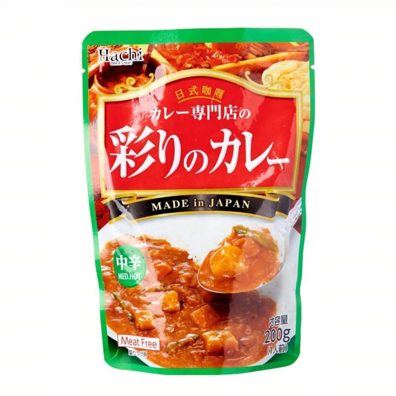 

Hachi Irodori Curry Medium Hot 200gr