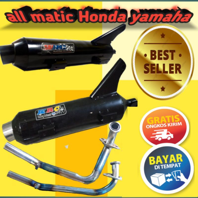 KNALPOT SUGIGI/TSUKIGI NGEBASS BEAT,MIO,VARIO