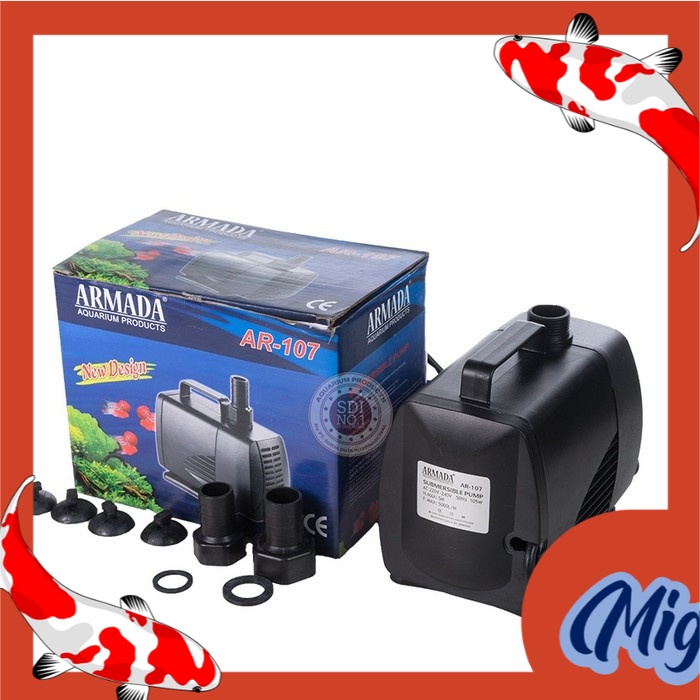 aquarium pompa celup water pump ARMADA AR 107