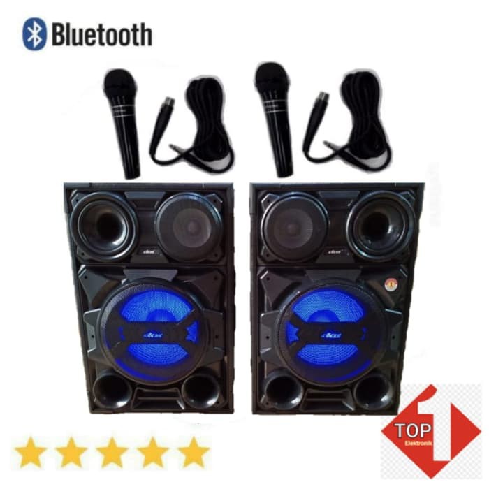 Speaker Karaoke Aktif Dan Pasif 12 Inch Dat Ds121 Bluetooth Shopee Indonesia