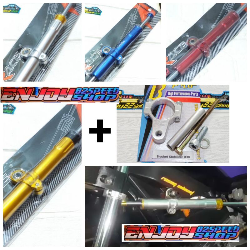 Paket Stabiliser copy kitaco panjang Plus Breket Samping bpro Rxking Rx king