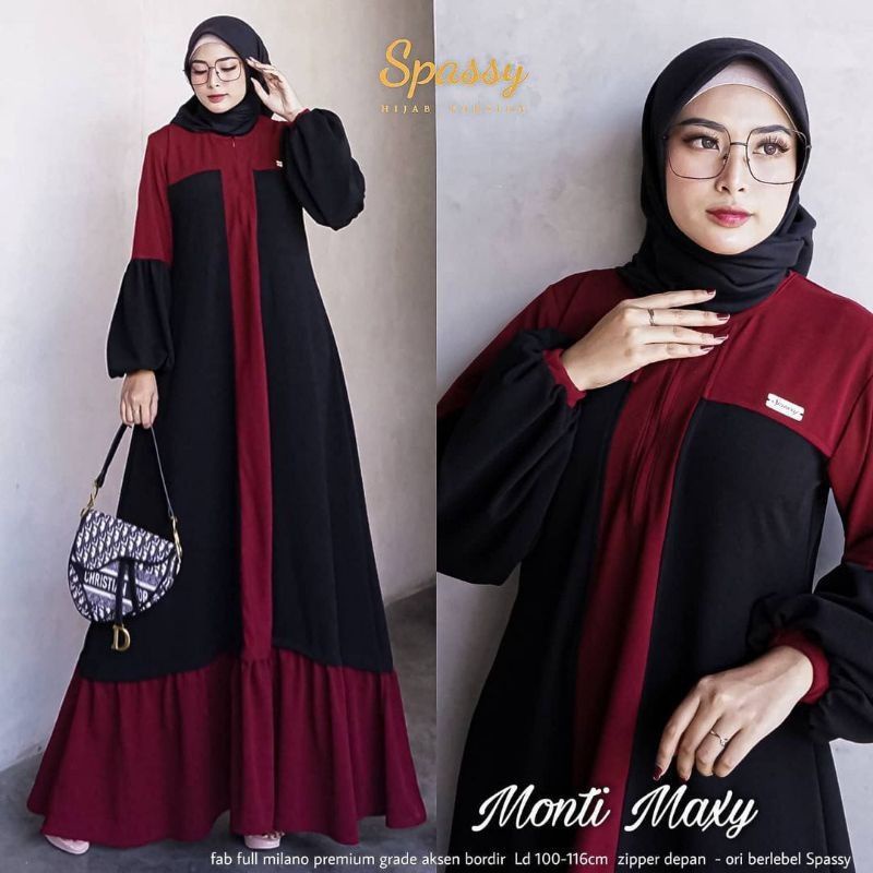 Monty Maxy gamis ORI by JASMINE