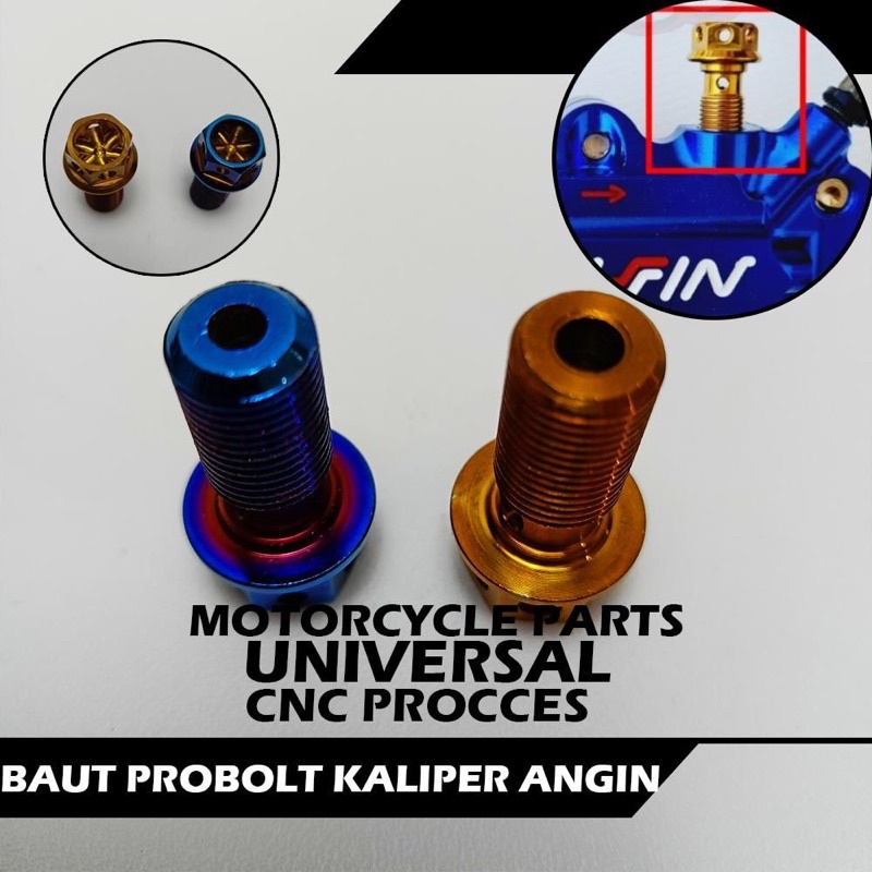 Baut Probolt Kaliper Selang Rem Depan Dan Belakang Honda Yamaha Untuk Kaliper Nissin Brembo Ktc Dll