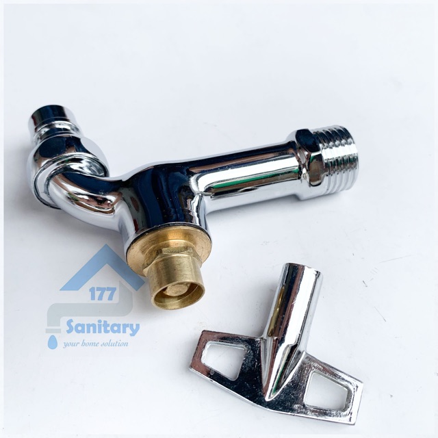 Kran air taman KUNCI - keran air taman murah yang bisa dikunci garden faucet lepas copot faucet lock  /H18