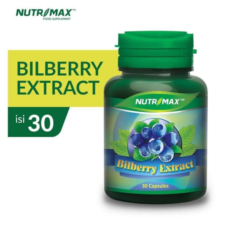 NUTRIMAX BILBERRY EXTRACT@30 NEW Nutrimax Bilberry Extract Multivitamin [30 Capsules]