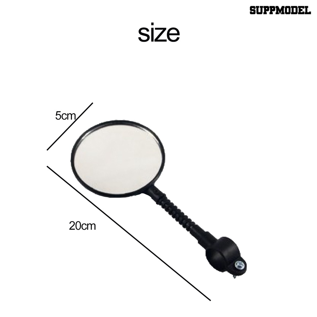 Kaca Spion Sepeda Adjustable Dengan Reflektor