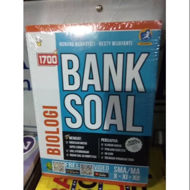 buku 1700 bank soal biologi sma