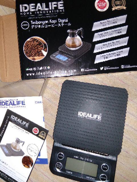 Idealife Il-500c Timbangan Kopi Digital Dapur Digital Coffee Scale