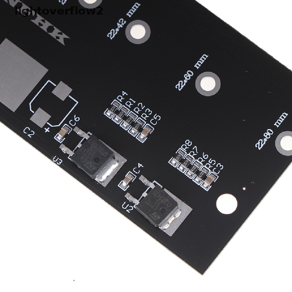 (lightoverflow2) Kartu Adapter Konverter Ngff Ssd Ke Sata 2.5 &quot;M.2 Ngff Ssd Ke Sata3