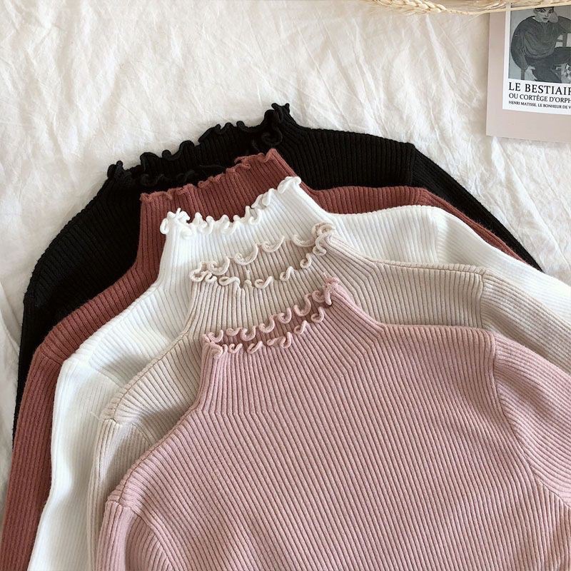 TERMURAH!!! DAISY CURLY SWEATER RAJUT