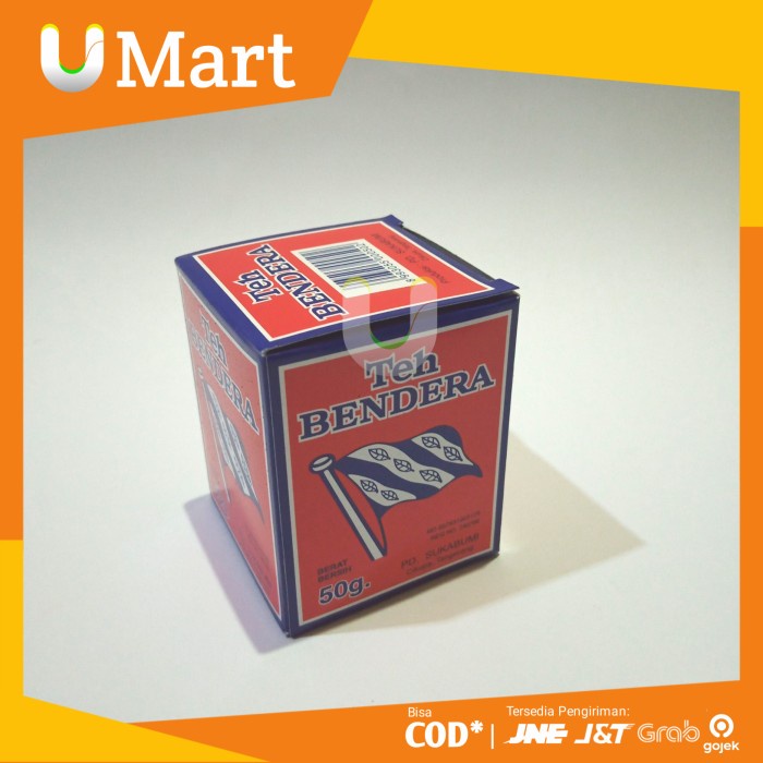 

U Mart - Teh Bendera Bubuk Kotak 50gr