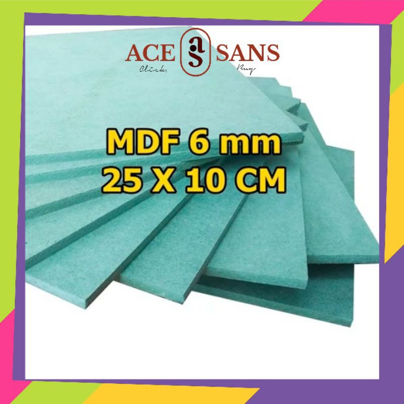

Papan MDF Premium Tebal 6 mm 25 x 10 cm I Papan MDF I Papan Premium I Papan Tebal I Papan Serbaguna