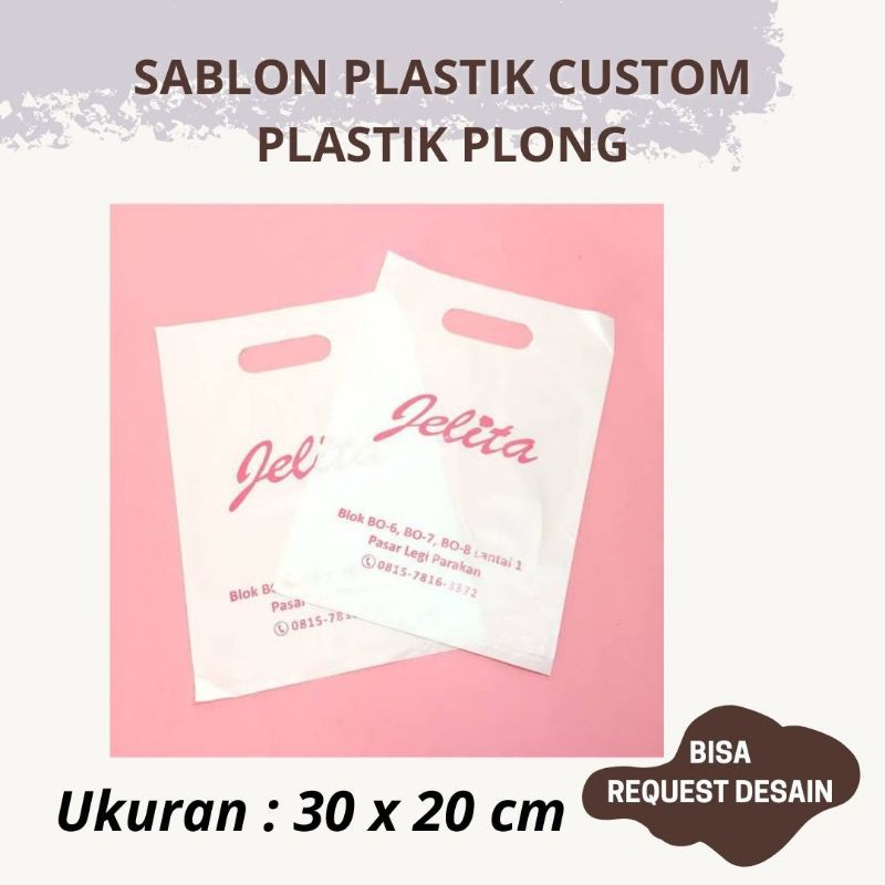 

SABLON PLASTIK UK 30 X 20 CM CUSTOM / PLASTIK PLONG / PLASTIK OLSHOP / PLASTIK PACKING