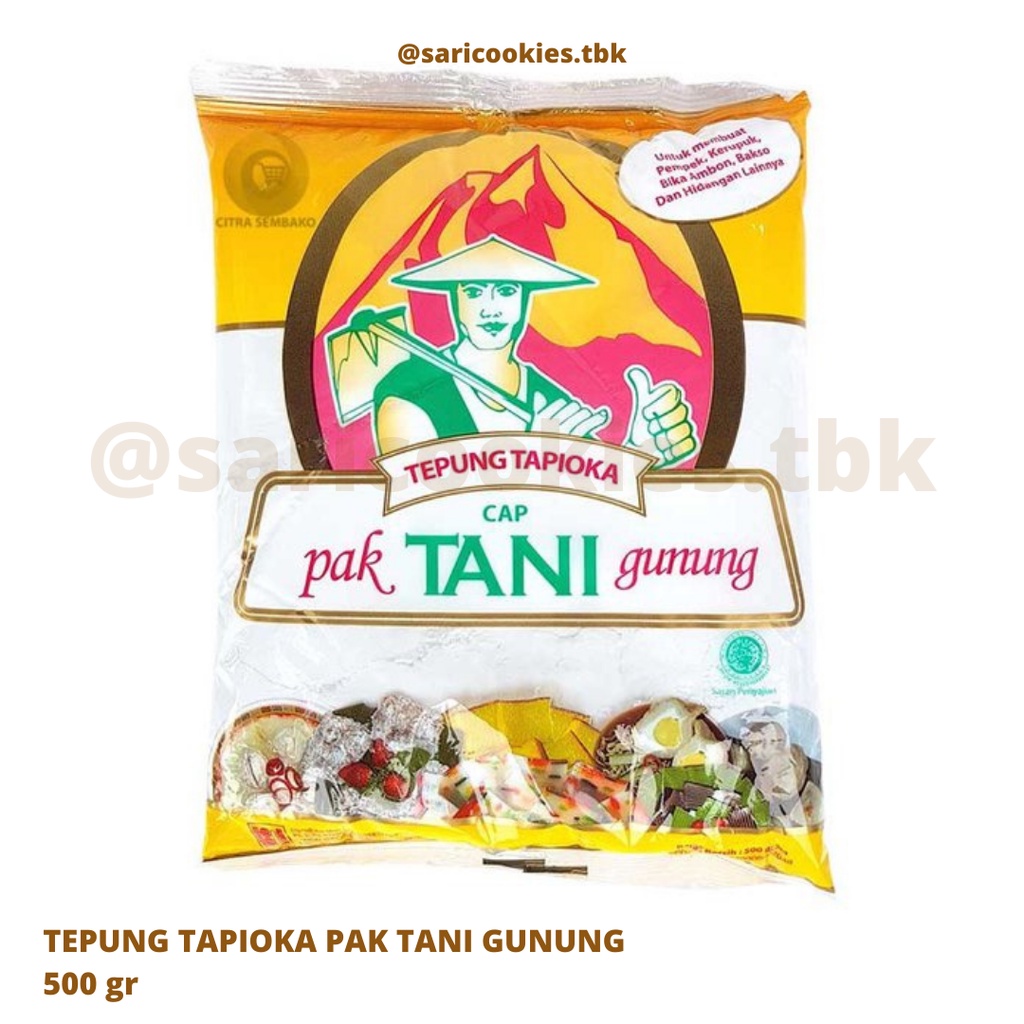 

TEPUNG TAPIOKA CAP PAK TANI GUNUNG 500g