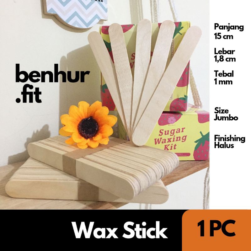 Wax Spatula - Spatula Kayu - Wax Stick - Waxing Stick