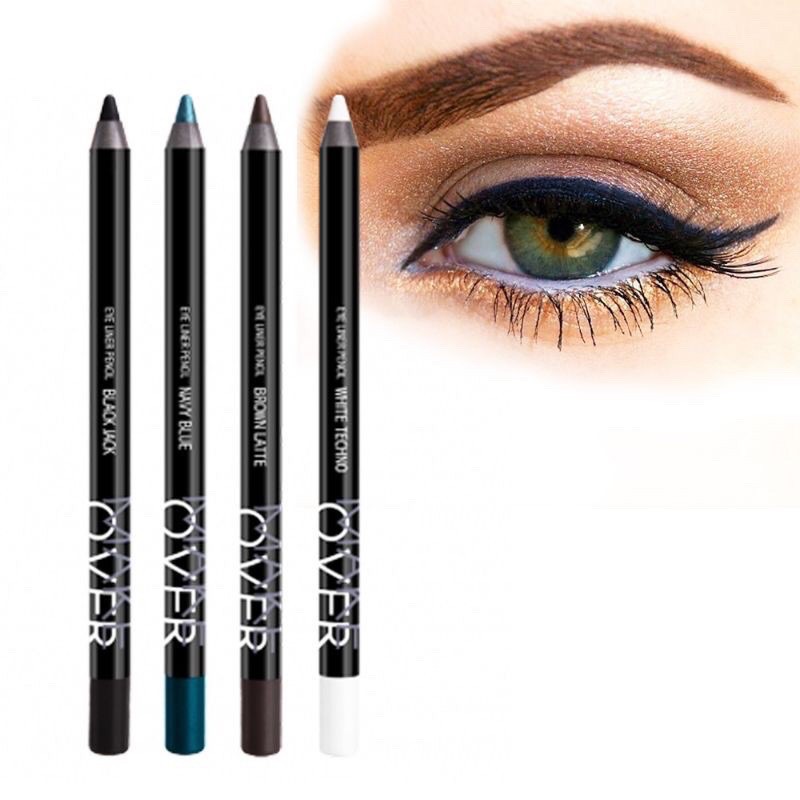 ✿ELYSABETHME✿ 𝓶𝓪𝓴𝓮𝓸𝓿𝓮𝓻 Make Over Eyeliner Pencil anti luntur anti badai celak garis mata premium