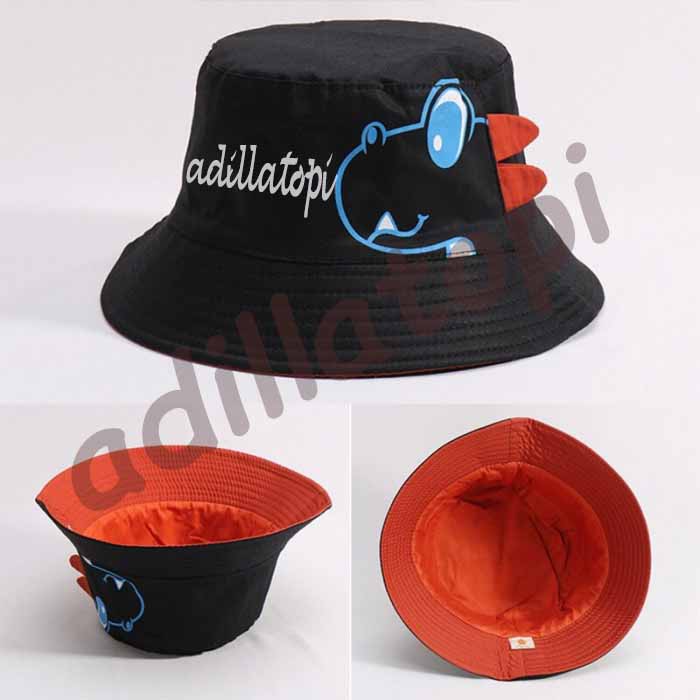 Bucket DINO GRATIS bordir custom nama