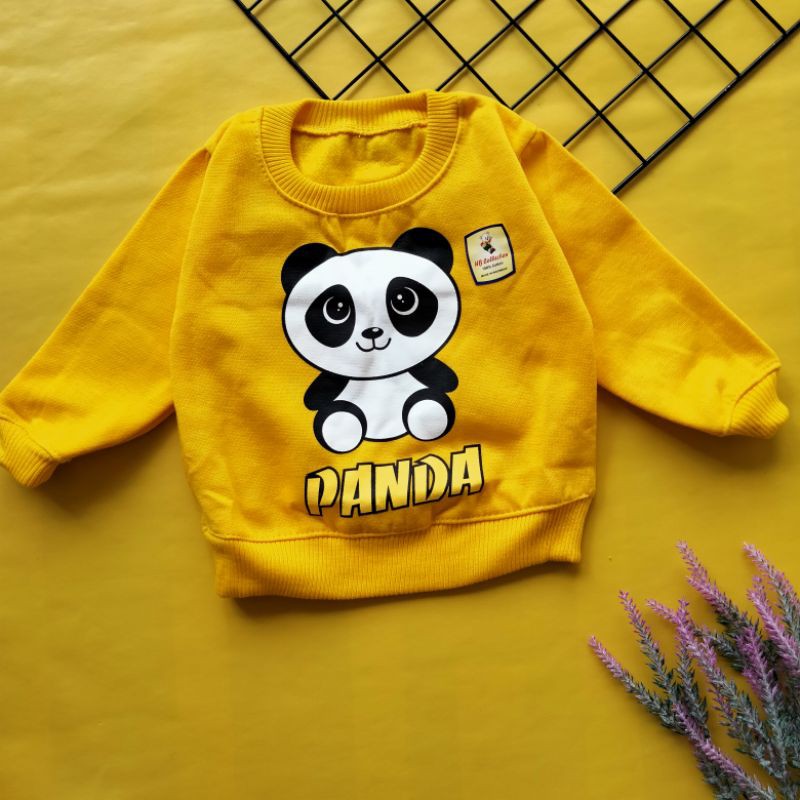 Sweater bayi fleece Panda