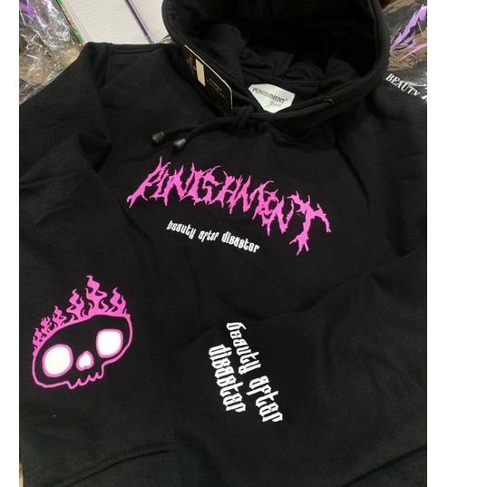 (SIAP KIRIM) PUNISHMENT Hoodie crop/TERLARIS/Pleasurecostumer/ORIGINAL/LOCALBRAND