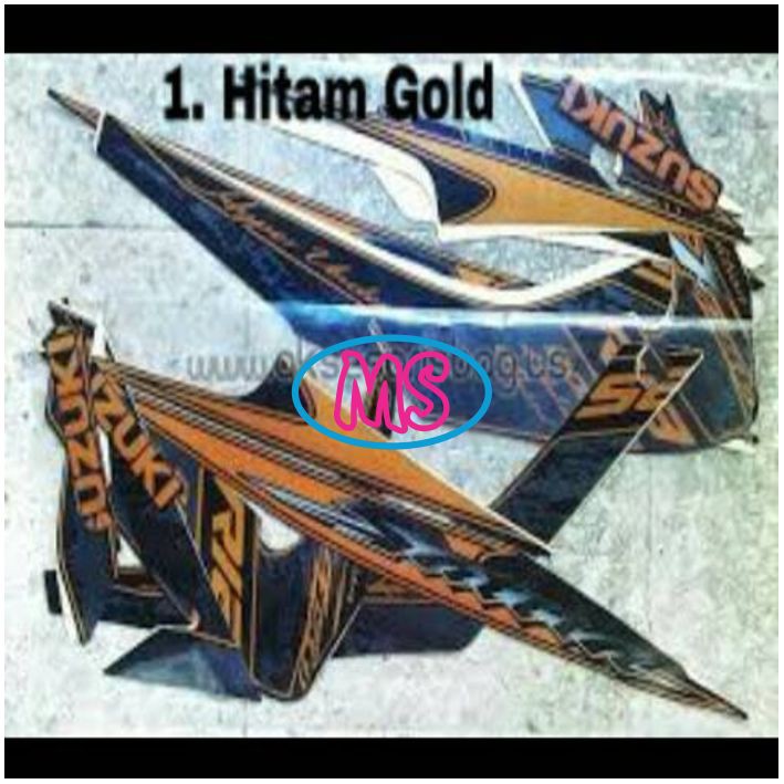 FU130 Stiker Motor Sticker Original Striping Satria Fu SE 2012 - 2013