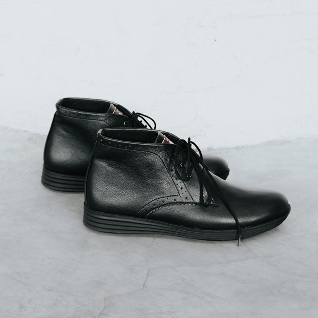 MARVIN HITAM |FORIND x JACK| Sepatu Boots Klasik Vintage Pria/Cowok/Men Boots Original Footwear Ori