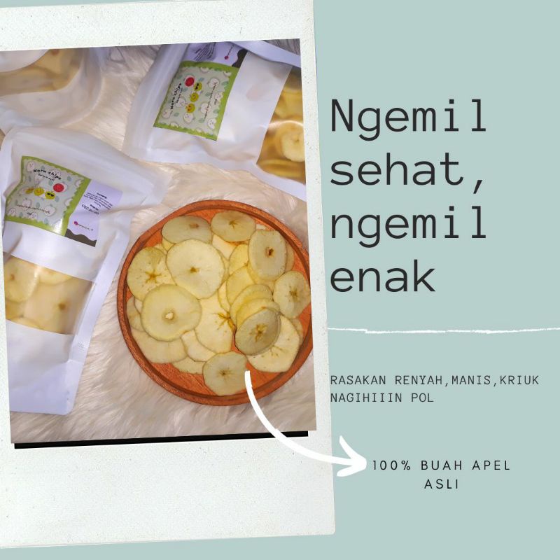 

KERIPIK APEL ASLI CEMILAN ENAK SEHAT MURAH KHAS BATU MALANG