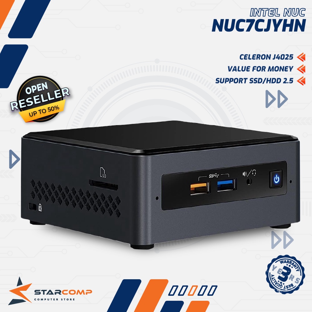 Mini PC Intel NUC7CJYHN5 Celeron J4005 NUC Intel NUC 7CJYHN