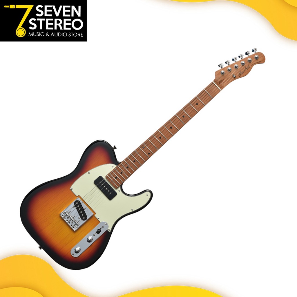 Bacchus BTE-2 RSM BTE2RSM Sunburst Roasted Maple Series Telecaster