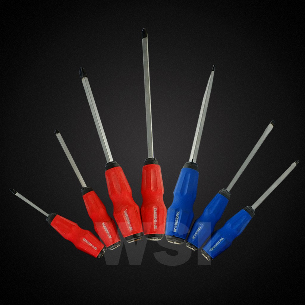 Obeng Ketok / Obeng Karet Tembus Screwdriver set 7pcs