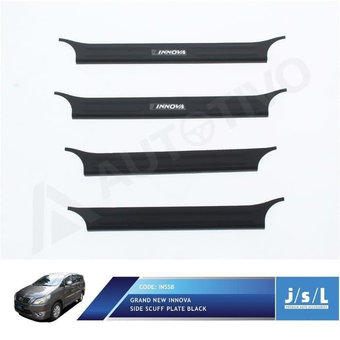 Sillplate Samping Innova Hitam