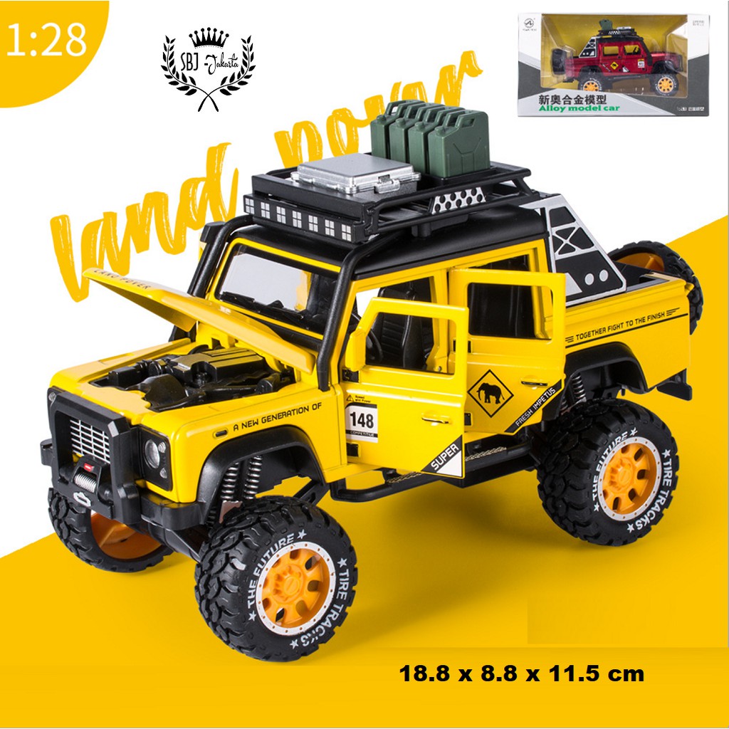 DIECAST miniatur MOBIL Land Rover 90148 Skala 1:28 Metal Series