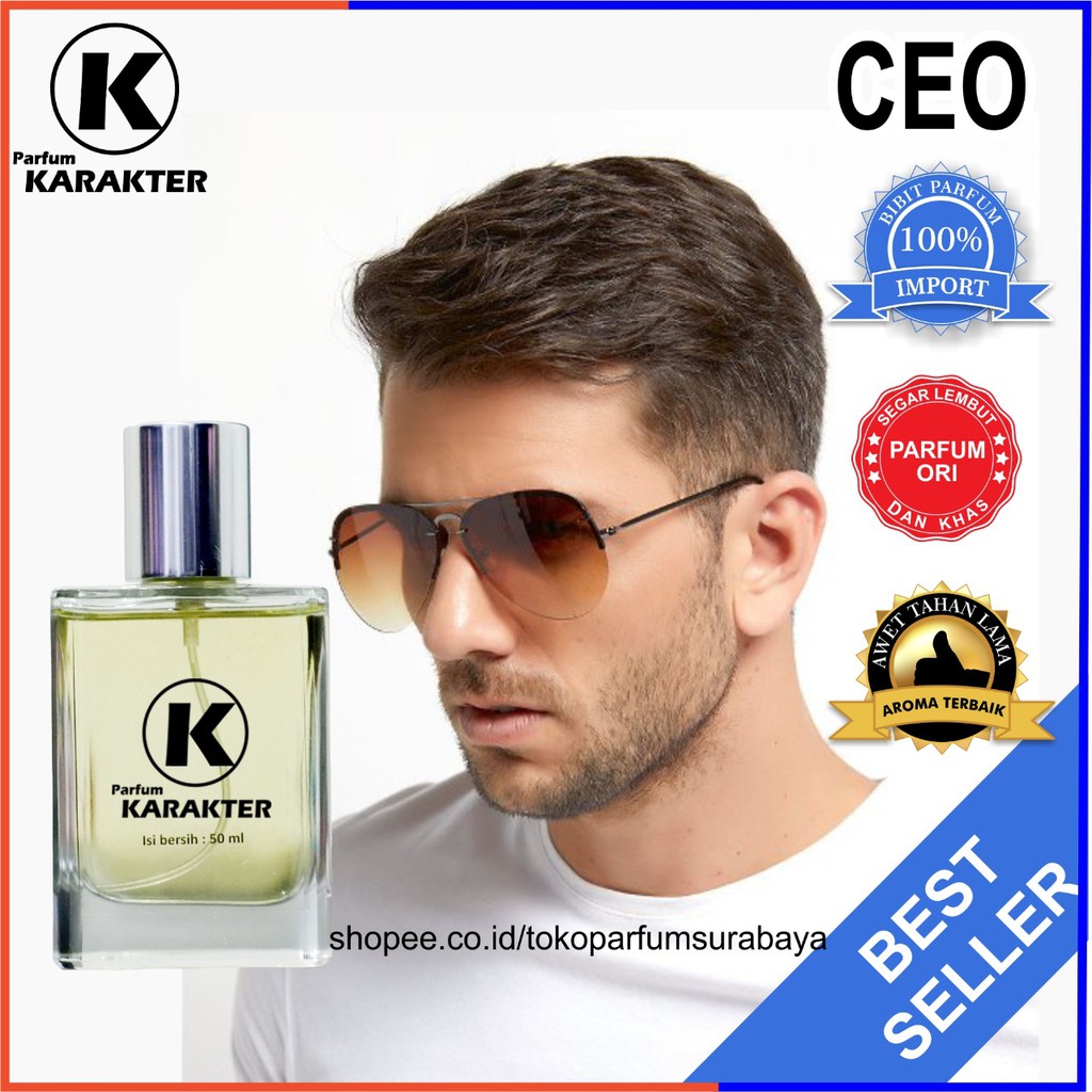 Bisa Cod | Parfum Cowok Ceo  Bibit Parfum Import Wangi &amp; Tahan Lama  Kemasan 30ml