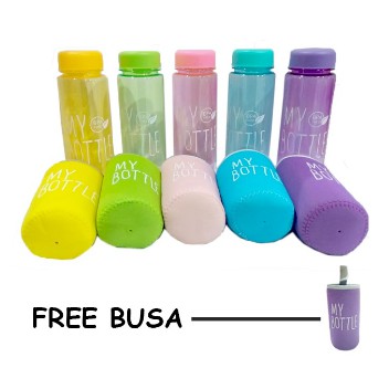 My Bottle Warna Transparan Pouch Sarung Busa