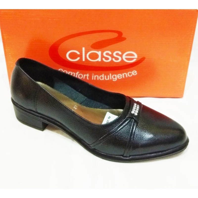 Sepatu Fantofel Wanita / Sepatu Kantor / Sepatu Kerja / Sepatu Formal / Sepatu Kulit CLASSE 21003